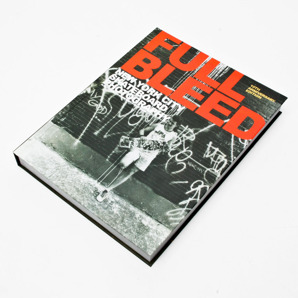 Full bleed New York City skateboarding 10th anniversary book
